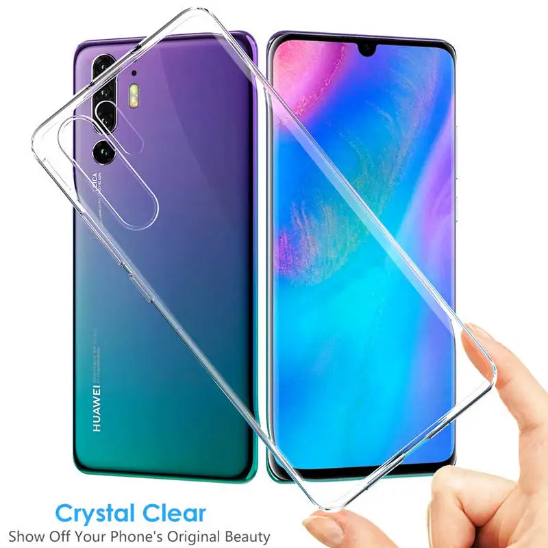 Чехол для Huawei P30 Pro чехол Силиконовый мягкий прозрачный из ТПУ телефона