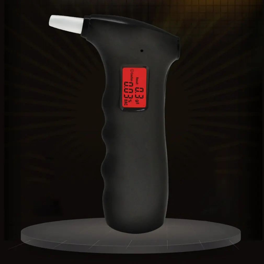 Новый мини полицейский Алкотестер дыхательный детектор алкоголя с красной