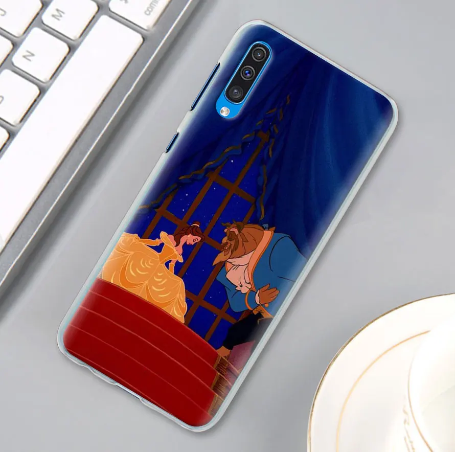 Красота и с рисунком из мультфильма «Красавица и Чудовище» чехол КРЫШКА ДЛЯ samsung Galaxy A30 A40 A50 A70 A6 A8 плюс A7 A9 M30 чехол для телефона Coque