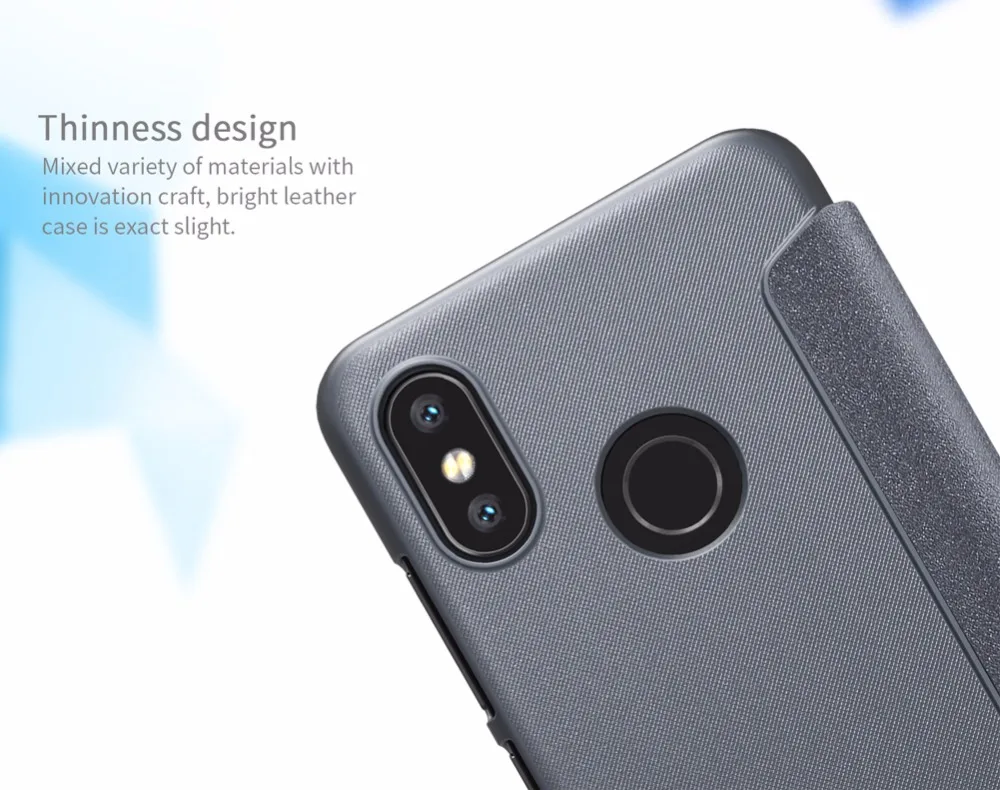 Для Xiaomi MI 8 Mi 9 чехол NILLKIN Блестящий флип-чехол из искусственной кожи Твердый для