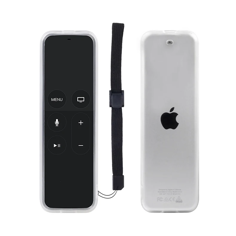 Чехлы для Apple tv 4 крышки для пульта дистанционного управления Siri Прозрачный ударопрочный пылезащитный Разъем SIKAI