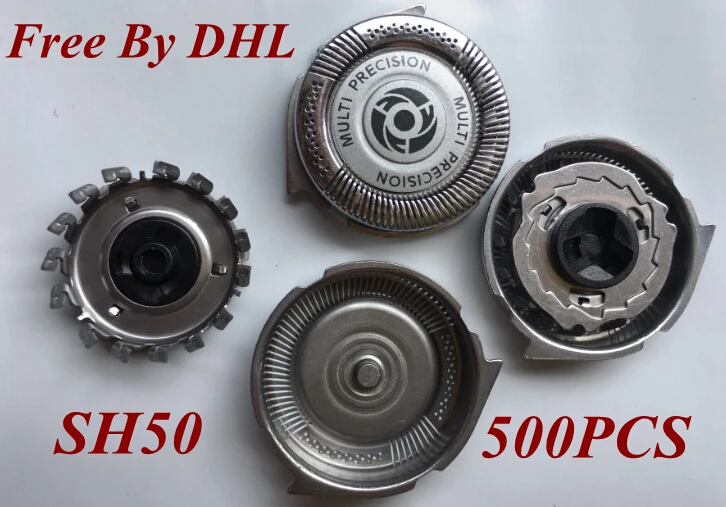 Сменные головки SH50 500 шт. лезвия для бритвы philips sh30 hq8 S5015 S5013 S5510 S5340 S5140 S5110 S5400 S9161