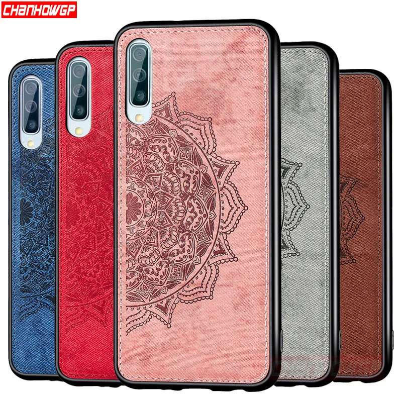 Тканевый чехол с рисунком мандалы для Samsung Galaxy S8 S9 S10 Plus S7 Edge A10 A20 A30 A40 A50 A70 J4 J6 2018 M10