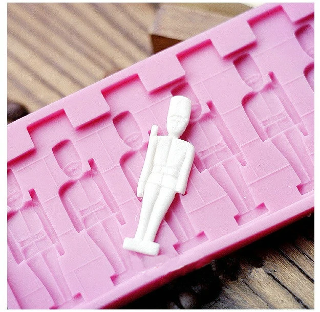 Церемониальные солдаты Мягкая силиконовая форма | Дом и сад