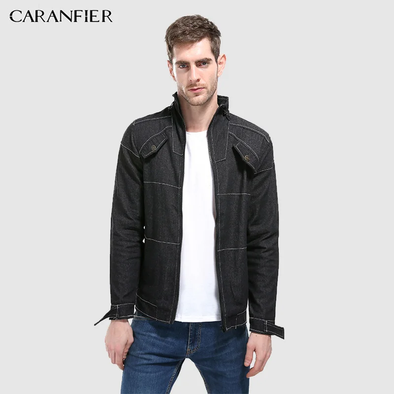 CARANFIER Jaqueta Masculina брендовая мужская куртка в Западном ковбойском стиле с открытым