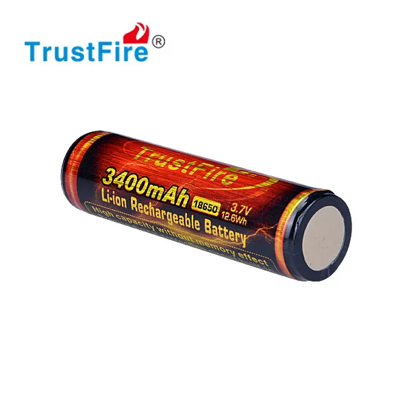 Оригинальный TrustFire 3 7 V 3400mAh 18650 перезаряжаемый литий ионный аккумулятор с защитой