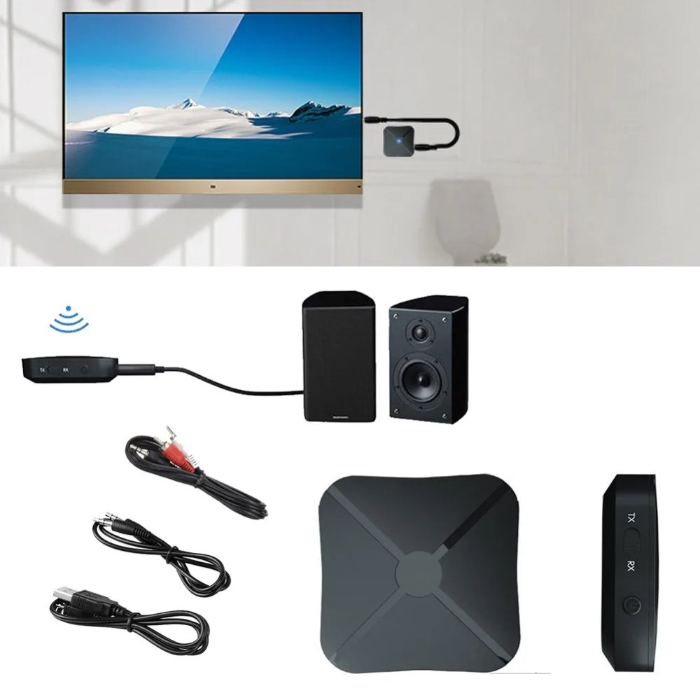 Buyincoins 2 в 1 Bluetooth приемник и передатчик беспроводной адаптер аудио с 3 5 мм AUX для