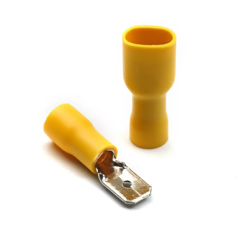 100 шт. Φ женский и мужской разъем изолированные электрические обжимные