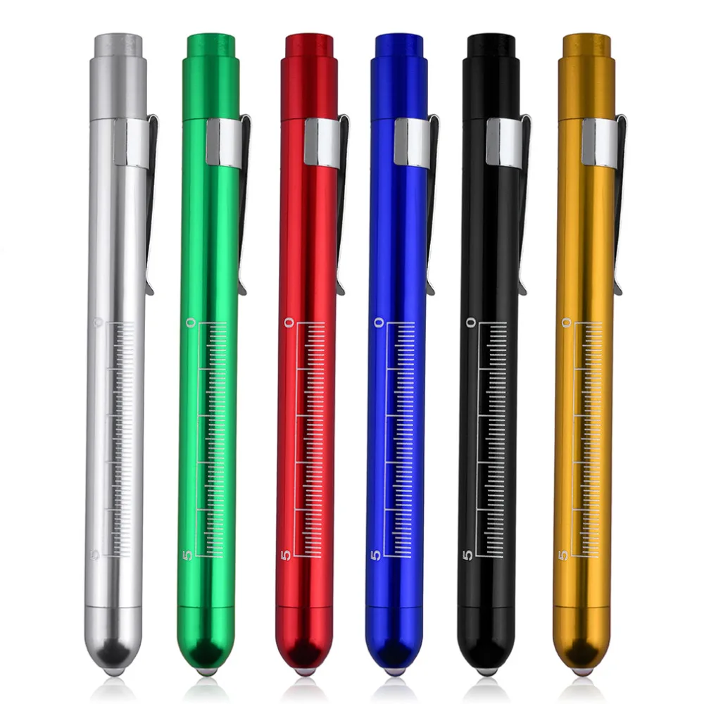 Алюминий медицинские хирургическое Penlight врачи клинических ручка свет фонарик