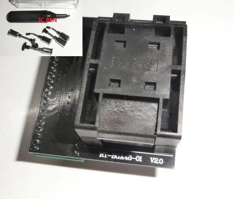 Адаптер BGA48 для розетки RT809H адаптер 0 8 мм 6*8 мм|adapter socket| |