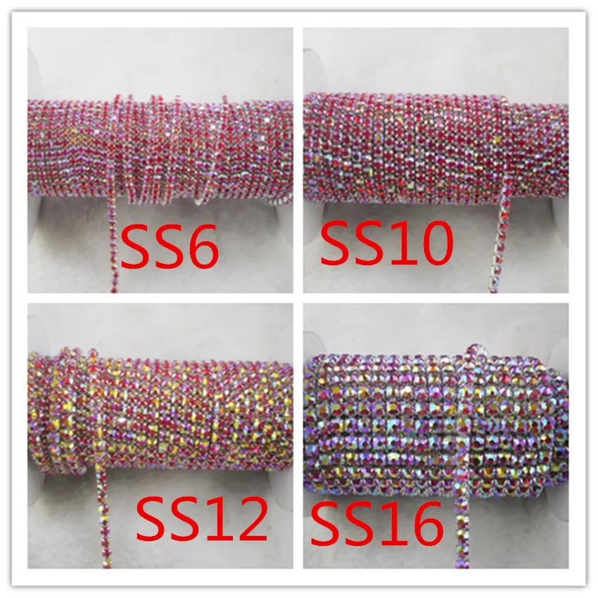 Модная аппликация сделай сам красные стеклянные кристаллы AB стразы компактная