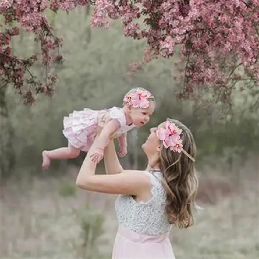 M MISM/повязка на голову для мамы и ребенка повязка с цветами невесты Свадебная