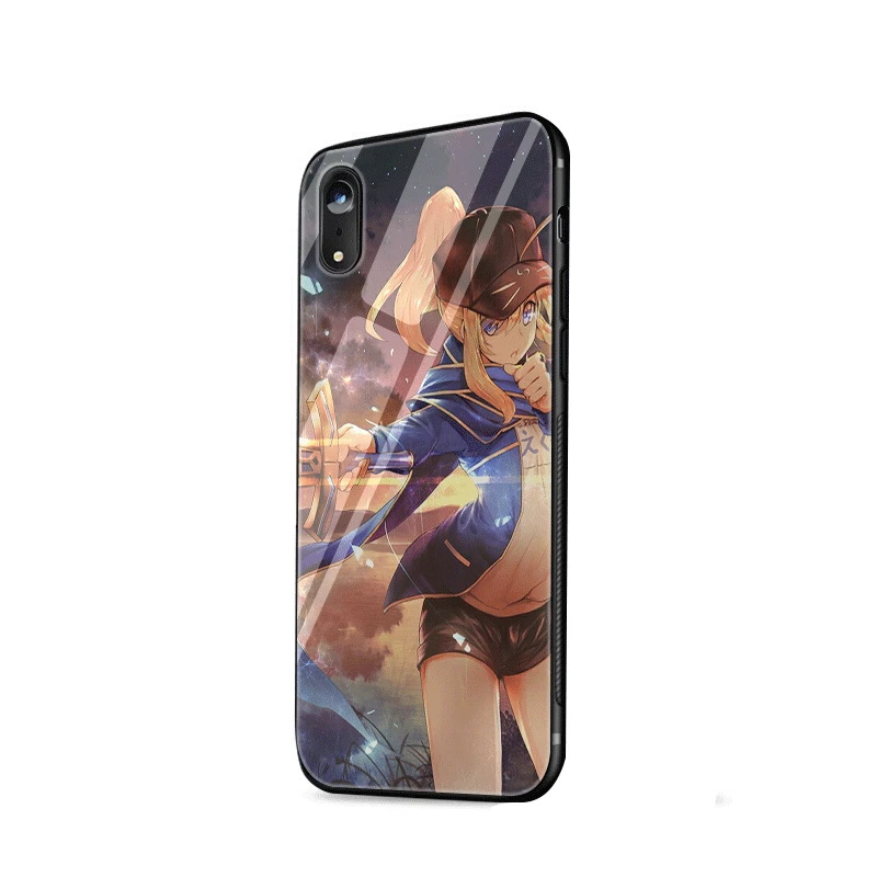 Fate Grand Order аниме ТПУ чехол для iPhone 11 Pro XR X XS Max 5 5S 6 6s 7 8 Plus Защита Крышки |