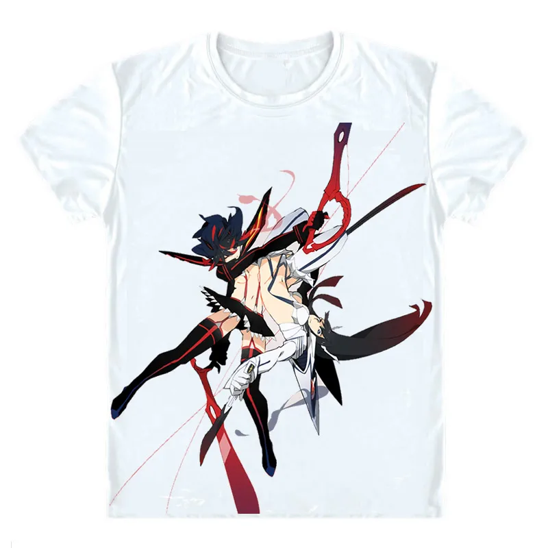 Рубашки с коротким рукавом Kill la футболки Аниме Манга Киру РА матои риуко тахикири