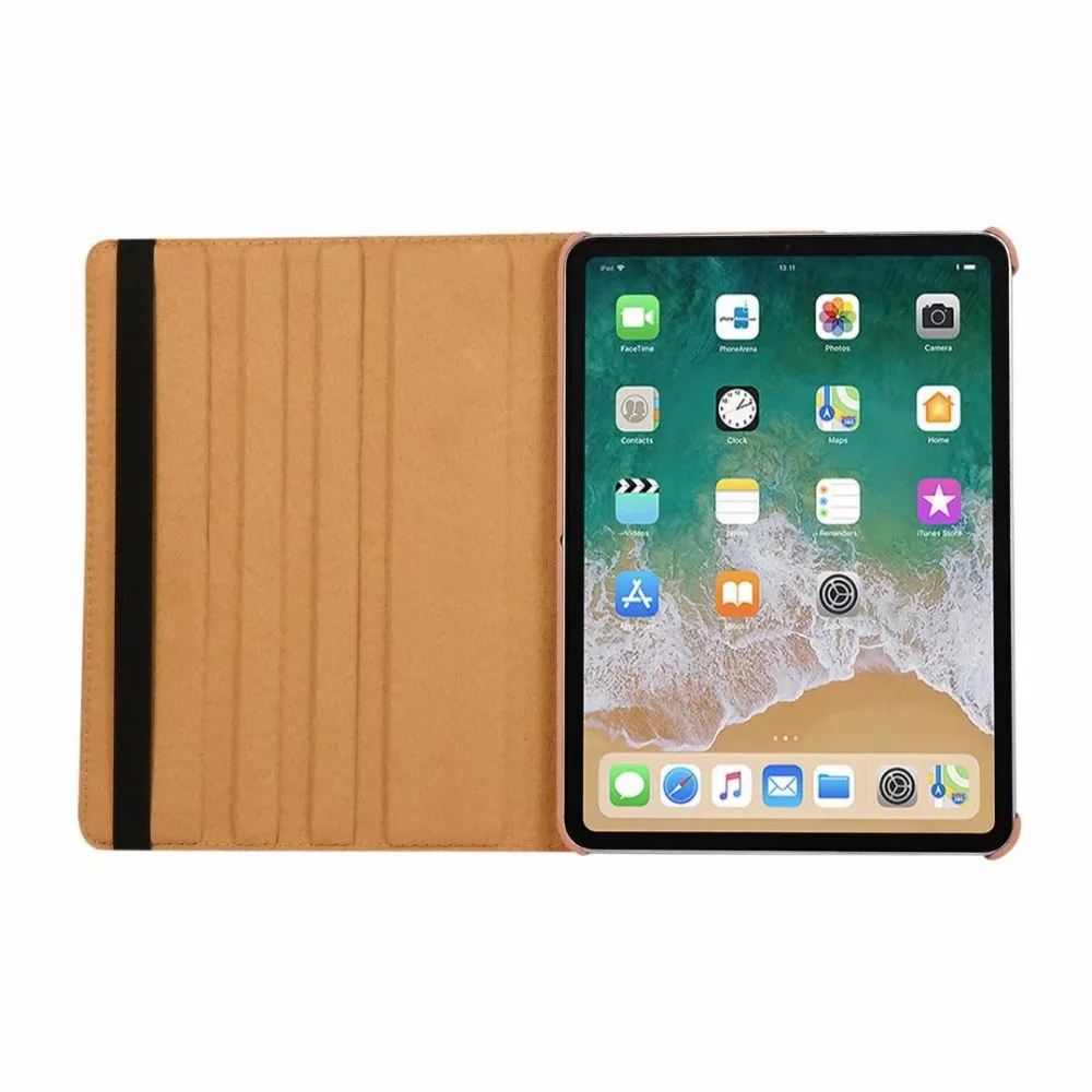 360 градусов вращающийся умный PU кожаный чехол для iPad Pro 11 &quot2018 новый планшет Funda с