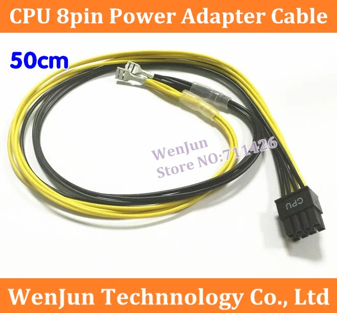 

100PCS DHL / EMS Free Shipping CPU 8pin 8-pin Power Adapter Cable for Server High Quality CPU 8P Extension Cable