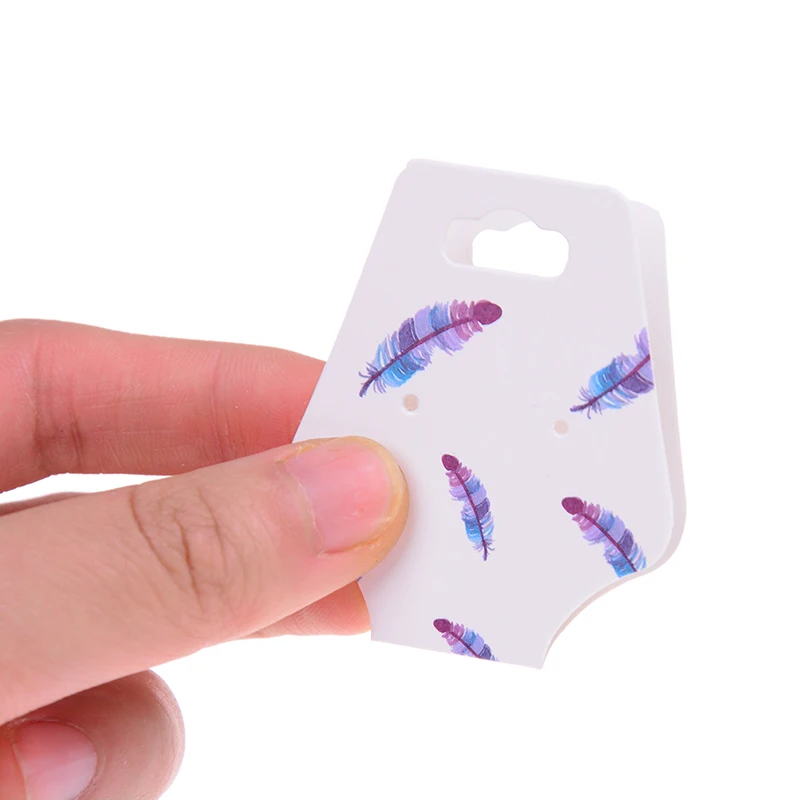 100 шт красочные бумажные карты печать ювелирных изделий ожерелье браслет бирка