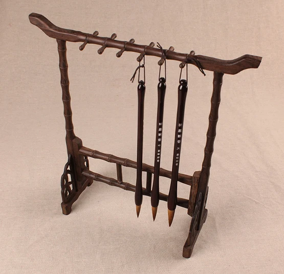 Держатель для ручек и кистей ACS015 держатель каллиграфических из красного дерева с