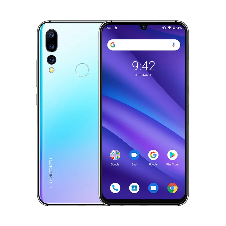 Global Version UMIDIGI A5 PRO Android 9.0 Octa Core 6.3'' FHD+ Waterdrop 16MP Triple Camera 4150mAh 4GB RAM 4G Mobile Phone|Смартфоны|