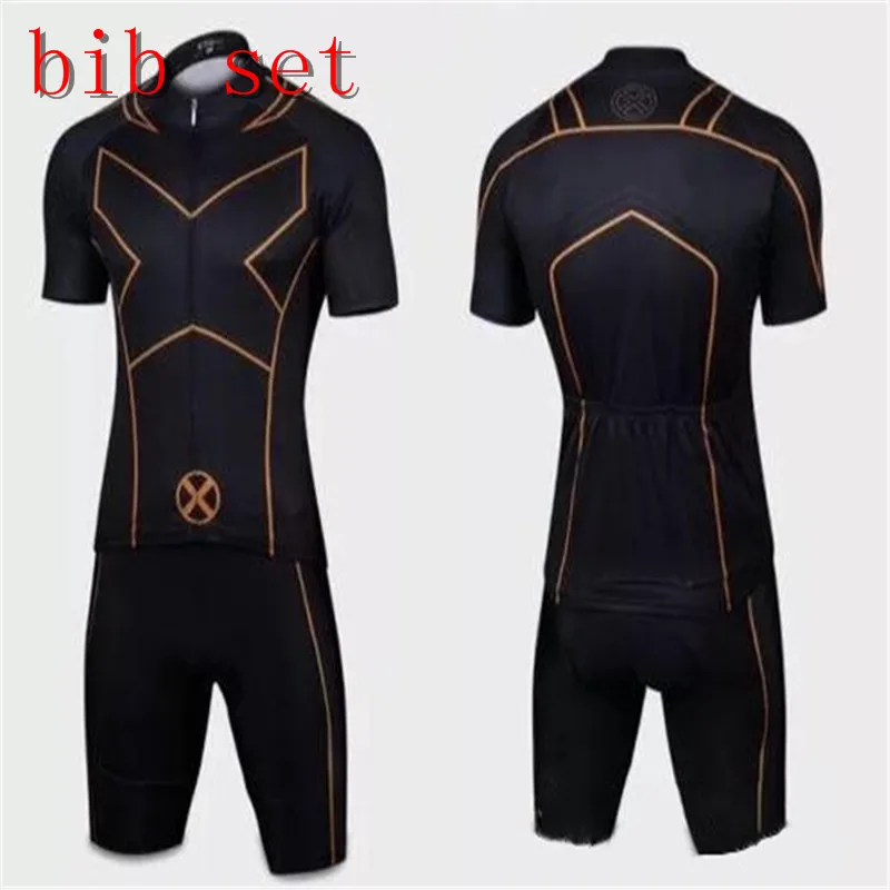 bib suit Крутая Мужская одежда для велоспорта с супергероями, Железным человеком, Бэтменом, Суперменом, капитаном Америка, человеком-пауком, одежда для велоспорта, комплект одежды для велоспорта - Цвет: bib suit