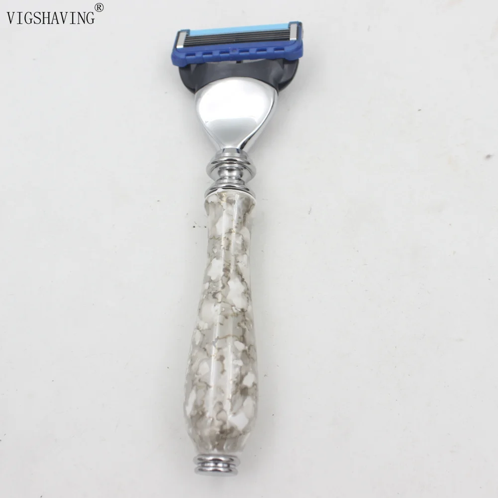 VIGSHAVING керамика бритвенная ручка подарки для мужчин бритва