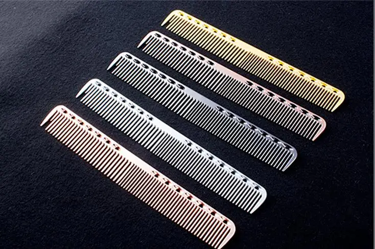 Новинка 335 алюминиевая расческа Антистатическая Расческа для стрижки волос 339