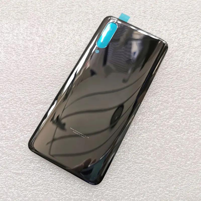 Black Gorilla glass для xiaomi 9 mi 9 mi 9 задняя крышка Задняя Дверь Замена Жесткий Чехол для батареи задняя крышка корпуса Explorer - Цвет: Black