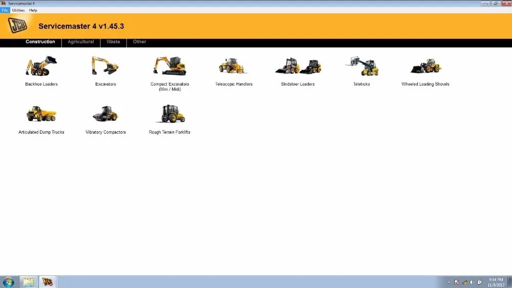 Для сервис JCB Master SM4.1.45.3 электронный сервисный интерфейс JCB грузовик экскаватор сельскохозяйственный строительный диагностический инструмент