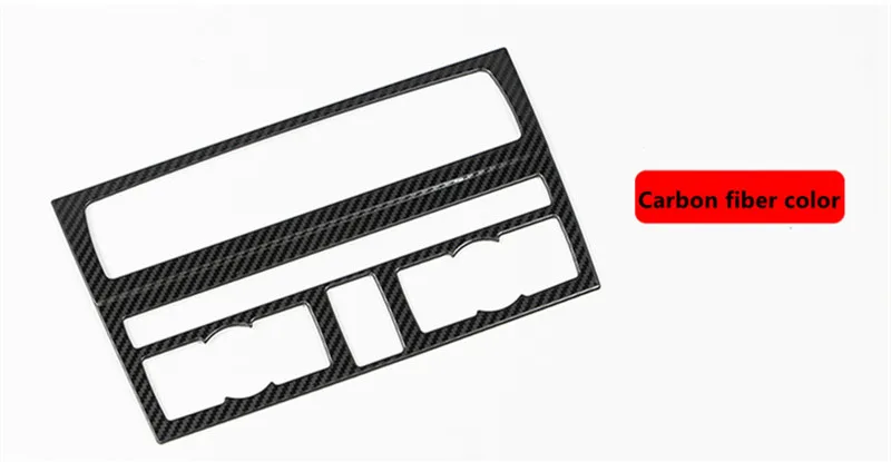 CD Panel Carbon Автомобильный Стайлинг консоль переключения передач декоративная крышка воздушная панель накладка для Audi Q7 2008-15 внутренняя дверная ручка подлокотник кнопки рамка - Название цвета: CD Panel Carbon