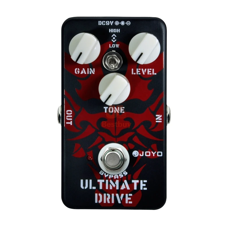 JOYO с высоким коэффициентом усиления Overdrive педаль для гитары создания