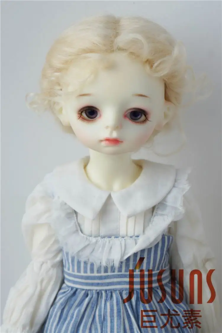 Blond M9 JD089 1/3 SD парики из мохера для кукол классический твист BJD парик 8-9 дюймов кукла аксессуары - Цвет: Blond M9