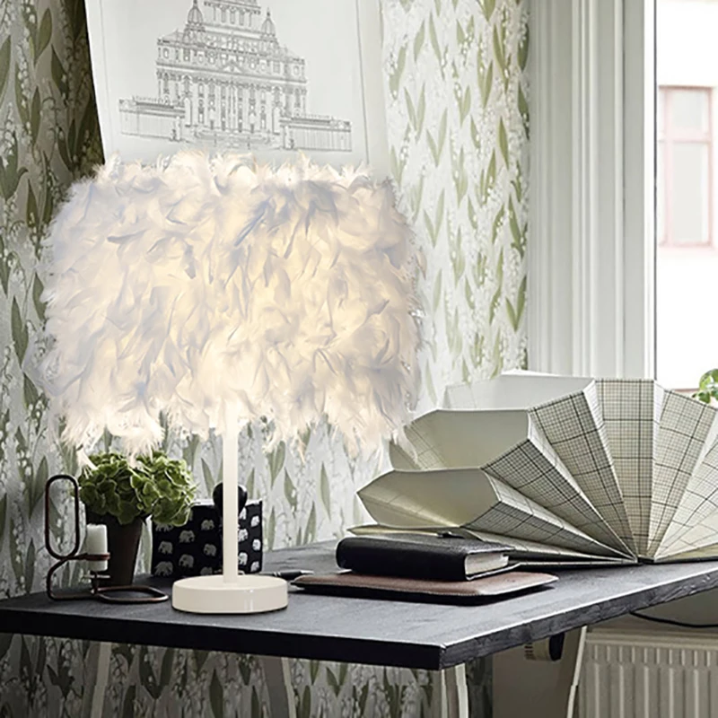 Настольная лампа E27 светодиодный светильник в скандинавском европейском стиле с