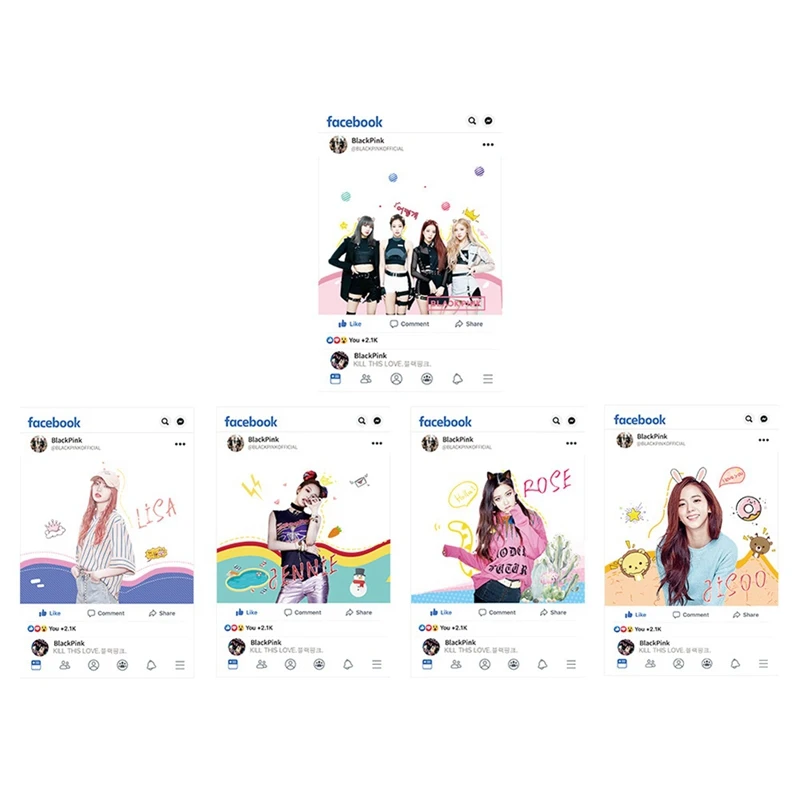 1 Набор K-pop Twice Blackpink GOT7 ПВХ прозрачная Фотокарта альбом Фотокарта для фанатов коллекция подарок