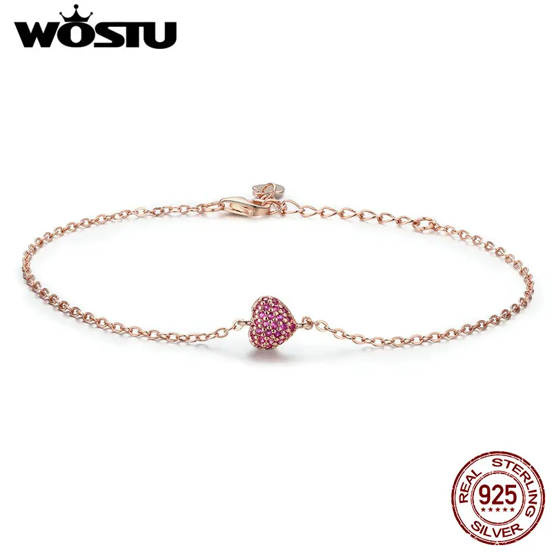 Женский браслет из серебра 925 пробы под розовое золото|rose gold silver bracelet|bracelets for women
