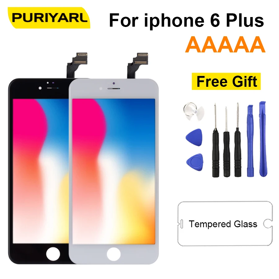 ЖК дисплей AAAAA SHENCHAO для iPhone 6 Plus P сменный сенсорный экран дигитайзер в сборе без