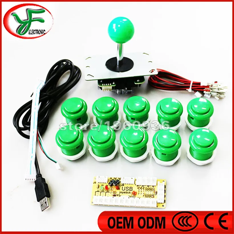 Perfect Kit Zero Delay USB Encoder borad to PC+Copy SANWA Joystick +Built-in microswitch push button for Arcade game parts | Спорт и