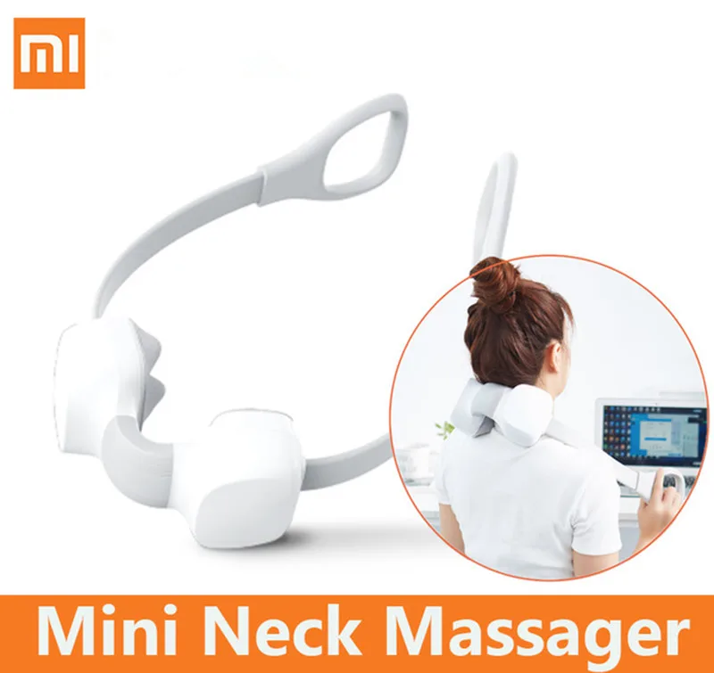 Xiaomi мини массажер для шеи шиацу двухсторонний разминающий тела type c Зарядка