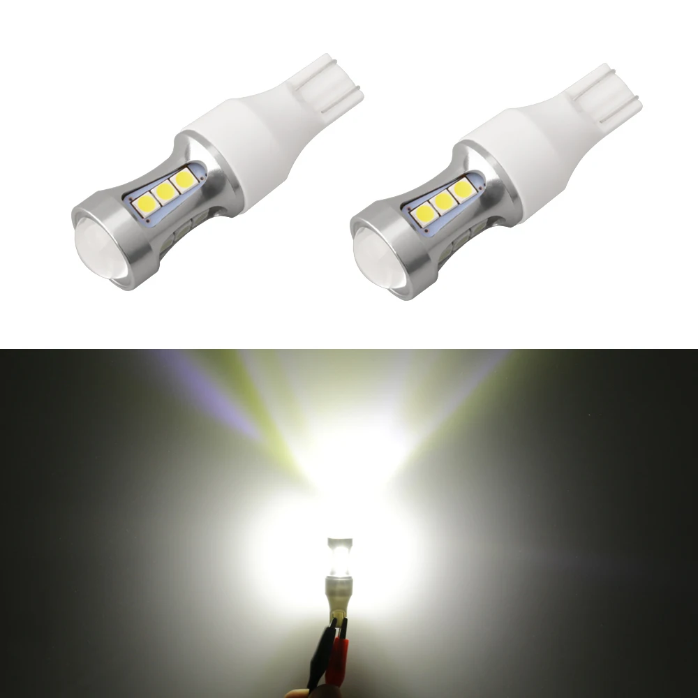 Цельнокроеное платье 1000Lm W16W T15 светодиодный 18SMD запасной светильник 921 912 W16W светодиодный лампы автомобиля задний фонарь 3030 10-30 в
