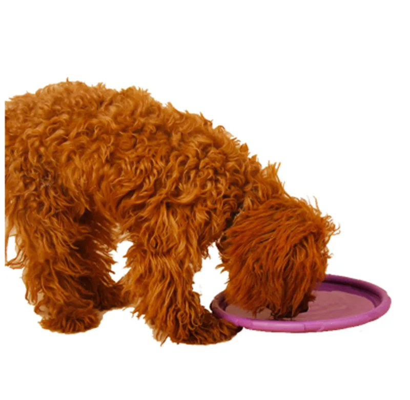 Забавные Летающие Диски TPR игрушки для котов домашних собак Обучение игры с