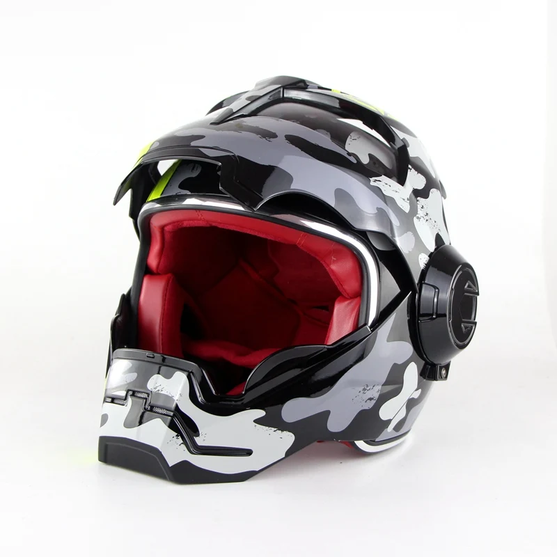 (1 шт. и 13 цветов) Новое поступление Железный человек откидной шлем ABS Casque Casco Capacete