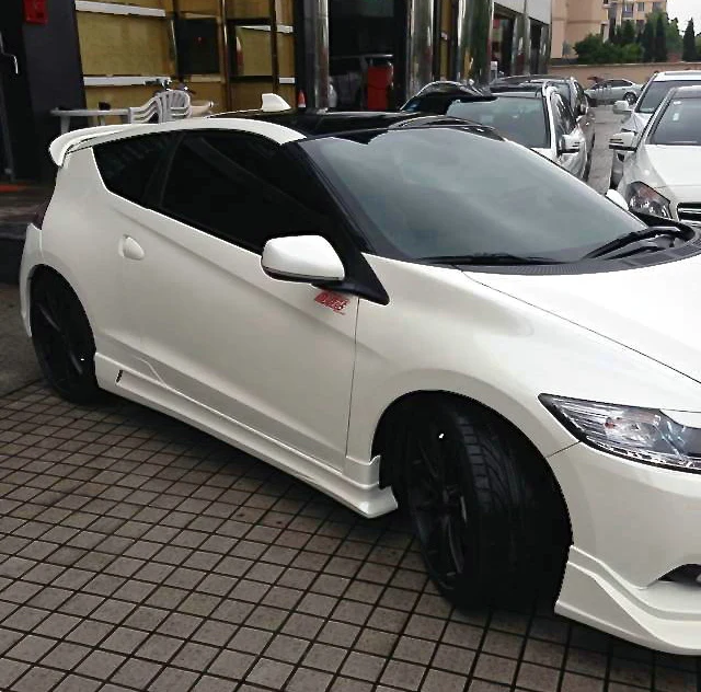 FRP боковая юбка для HONDA CRZ 10 2 12 8 CR Z ZF1 CW стильная из стекловолокна комплект обшивки