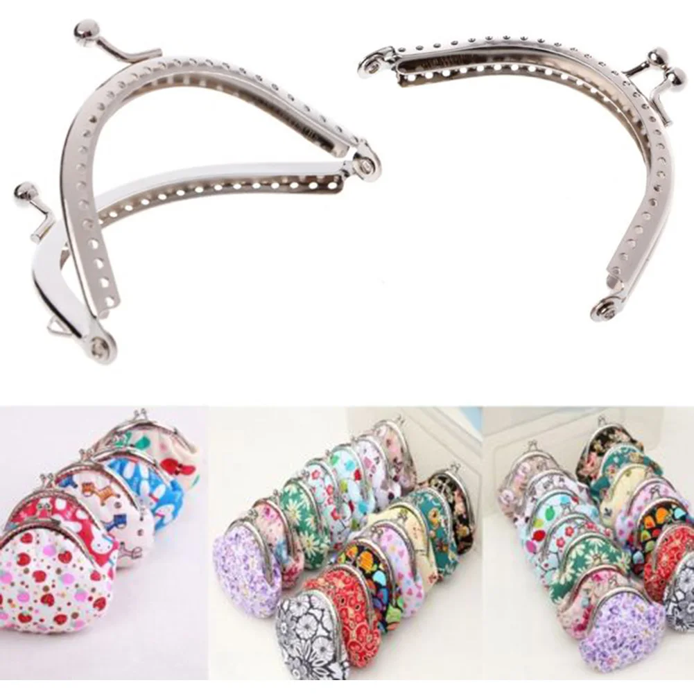 Металлическая швейная Сумочка с отверстиями клатч портмоне сумка Рамка Поцелуй