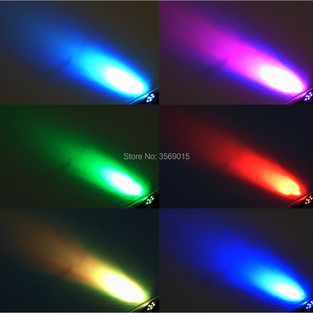 36 Вт RGBW 6 LED par свет DMX512 управление звуком Красочный светодиодный сценический для
