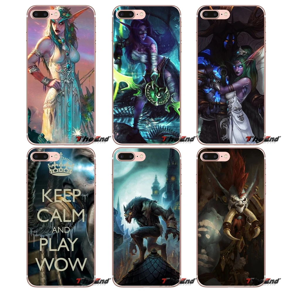 Модный мягкий ТПУ чехол World of warcraft для Samsung Galaxy S9 Plus Note 8 One oneplus 5T Meizu M5s LG V30 HTC U11 Capa |