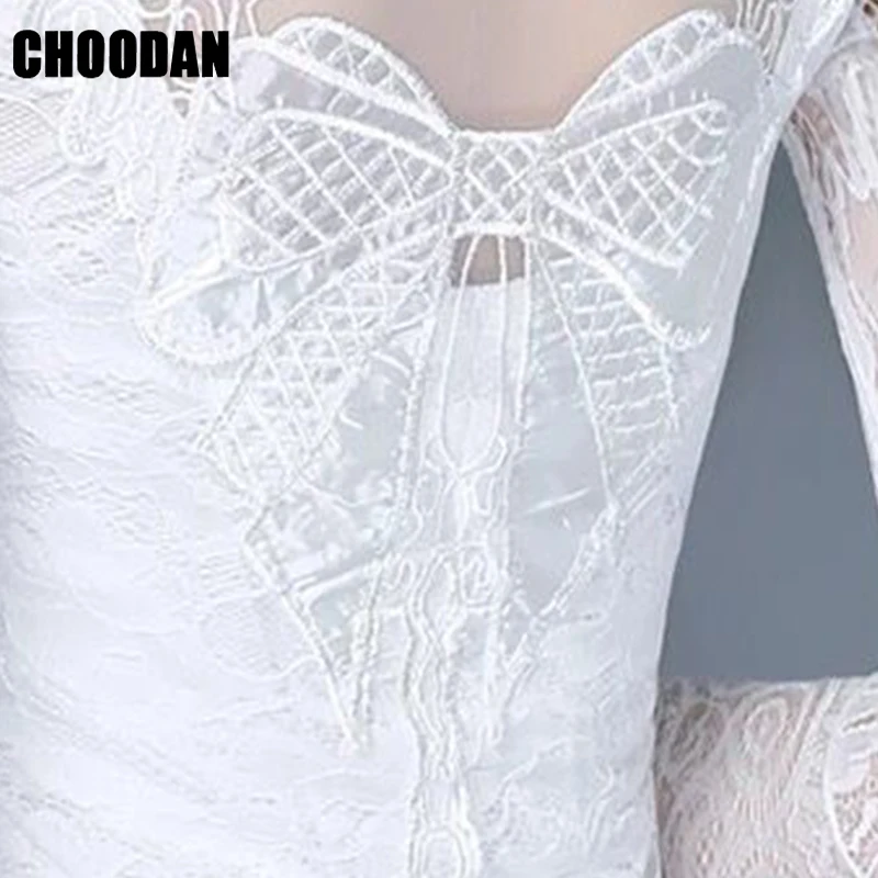 Кружевная блузка Женская Лоскутная сетчатая с длинным рукавом и вышивкой осенне