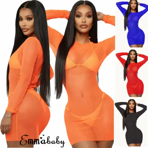 Женские ажурные чулки в сетку сексуальное прозрачное прозрачная Bikini Cover Up