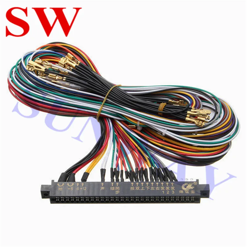 2 шт. Jamma провод жгут 28 pin jamma ткацкий джойстик соединитель кнопки для аркадного
