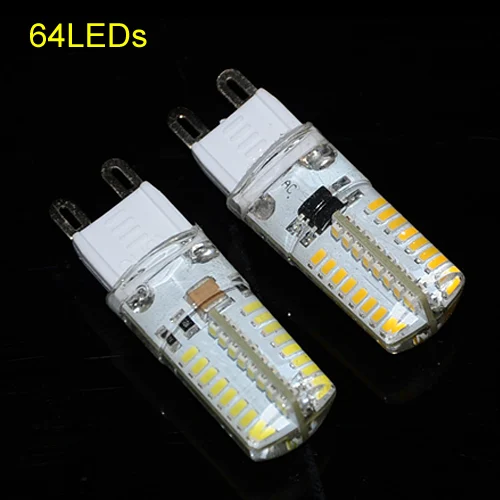 1 шт. высокая яркость E14 G9 G4 Led люстра свет 64 светодиодов мощность 6 Вт 220В 230В 240В