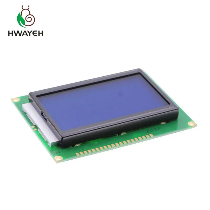 1 шт. ЖК дисплей 12864 128x64 точки графика синего цвета Подсветка модуль raspberry для