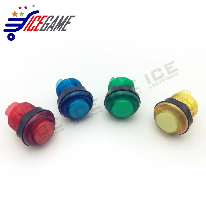 Нулевая задержка джойстика Комплект Аркады своими руками светодиодная кнопка +